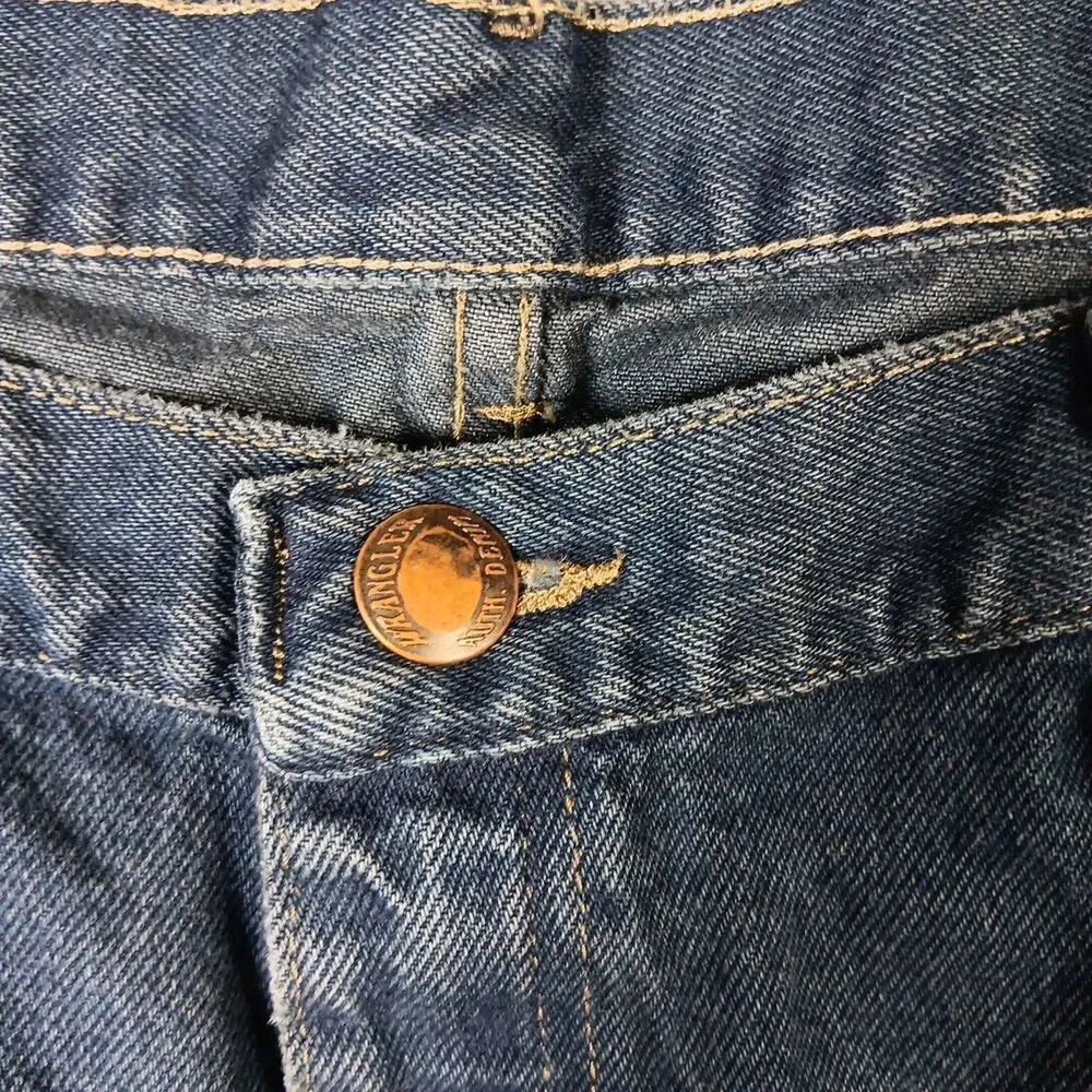 Wrangler Western Montana  Straight Fit Blue Jeans‎ Mens Size 40 X 33